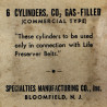 Box, 6 Cylinders, CO₂ Gas-Filled, SPECIALTIES MANUFACTURING CO., INC., Full
