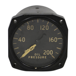 Gage, Oil Pressure, Dual, AN5772-2, USAAF, 1943