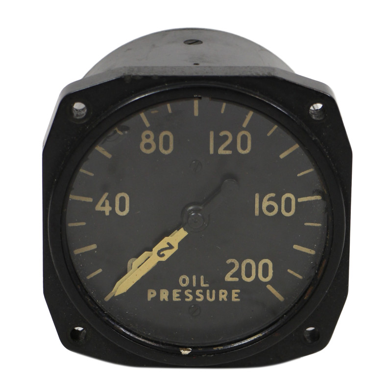 Gage, Oil Pressure, Dual, AN5772-2, USAAF, 1943