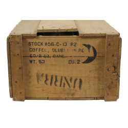 Caisse en bois, FORBES SOLUBLE TEA AND COFFEE CO.