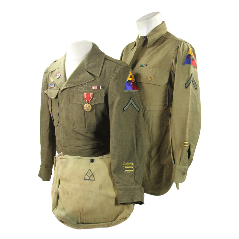 Grouping, Pfc. Irving Frank, Medic, 78th & 46th Med. Bns., 8th & 4th Armored Divisions, ETO