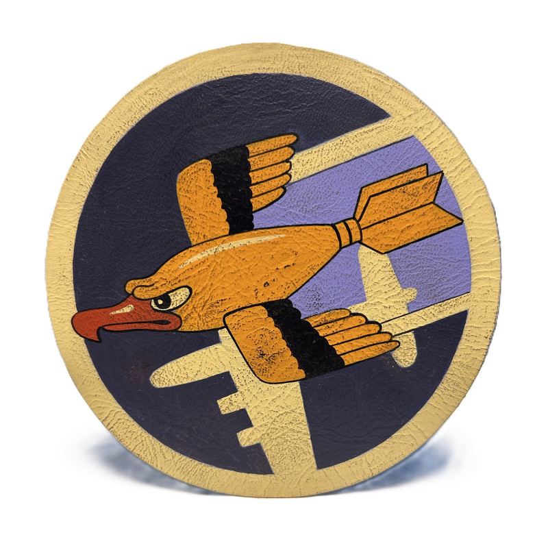 Chest Insignia, 91st Bombardment Group, 8th Air Force, Leather