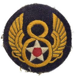 Insignia, 8th Air Force, USAAF, British-Made, Felt