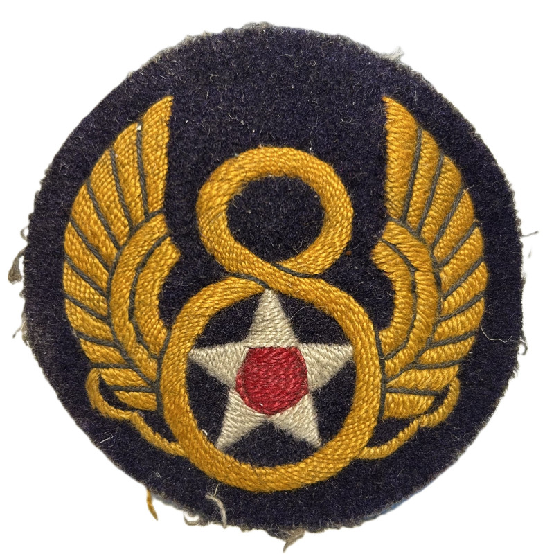 Insignia, 8th Air Force, USAAF, British-Made, Felt