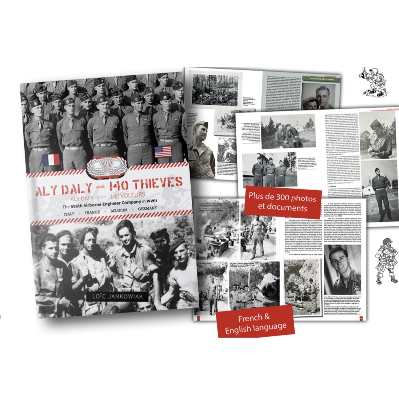 Book, Aly Daly et ses 140 voleurs, 596th Airborne Engineer Co., 1st ABTF