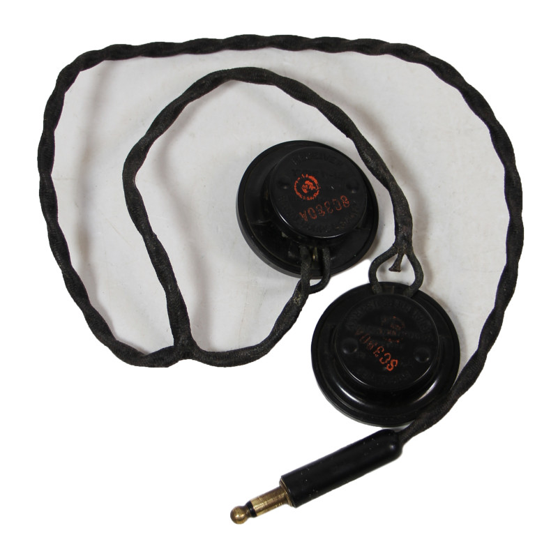 Receivers (Earphones), Type R-14, US Army, WM. J. MURDOCK CO.