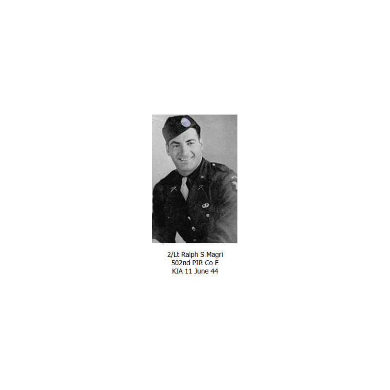 Photographie, officiers, Co. E, 502nd PIR, 101st Airborne Division, New York, 1943