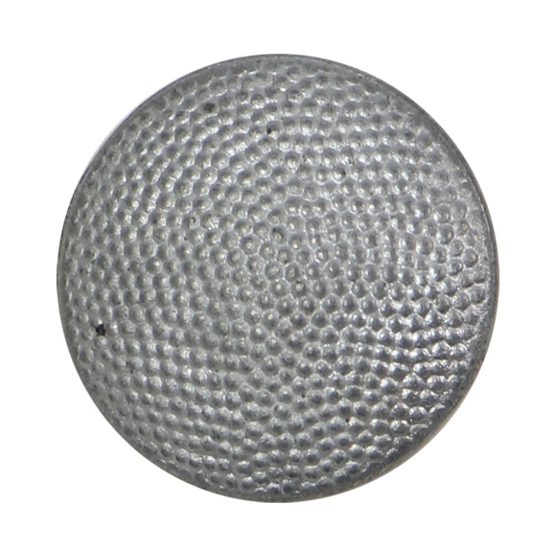 Bouton en aluminium grenelé, R.D., Feldbluse