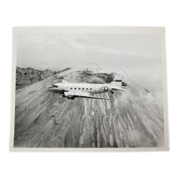 Photographie, C-47 Skytrain, USAAF, Vésuve, Italie, 1945