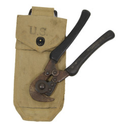 Étui de pince coupante, US Army, British-Made, M.W. & S. Ltd., 1944, avec pince