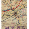 Carte d'évasion en soie, E/F, 1943, RAF & USAAF
