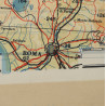 Map, Silk, Escape, E/F, 1943, RAF & USAAF