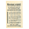 Leaflet, Z.F.4, US, Message to the French Civilians, 1944, Normandy