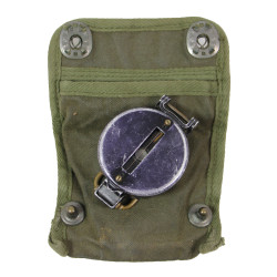Compass, Marching, W.& L.E. GURLEY, with Canvas Pouch, Impregnated