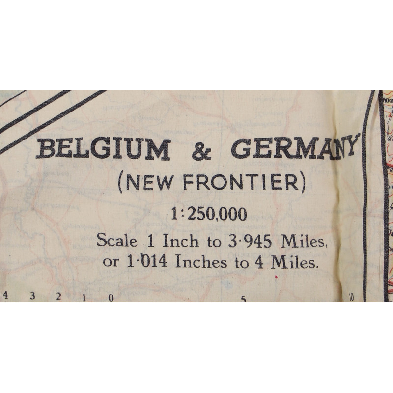 Map, Silk, Escape, C/D, 1943, RAF & USAAF