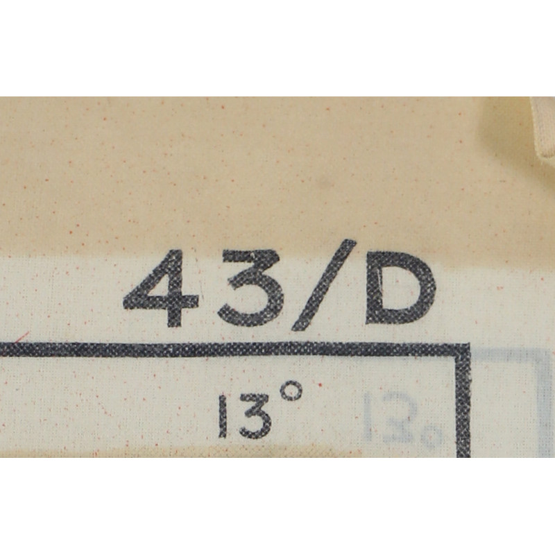 Map, Silk, Escape, C/D, 1943, RAF & USAAF