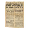 Journal, The Providence Sunday Journal, 7 décembre 1941, "Japanese Bombing Honolulu"