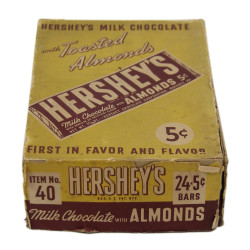 Boîte de barres chocolatées, HERSHEY'S, vide