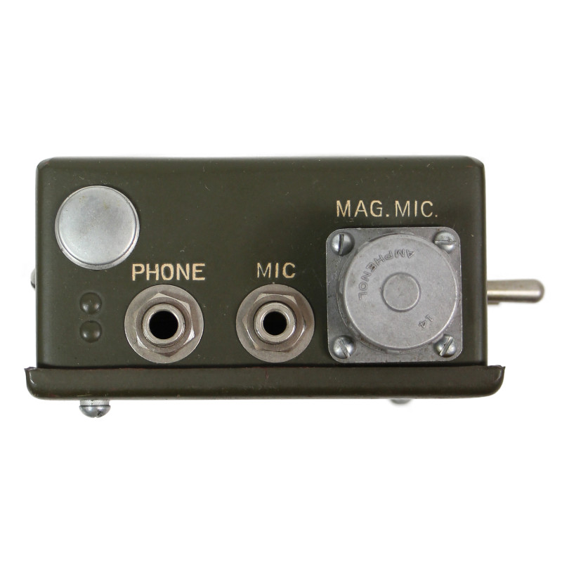 Boîtier de contrôle radio, BC-606-G, Signal Corps US Army, 1944, troupes blindées