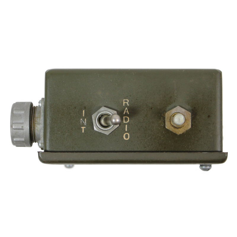 Boîtier de contrôle radio, BC-606-G, Signal Corps US Army, 1944, troupes blindées