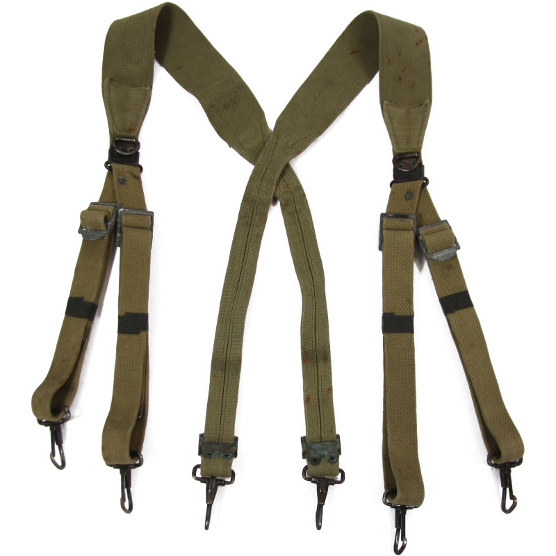 Suspenders, Belt, M-1936, Taped, HOOSIER T. & C. BOS. CO. 1942