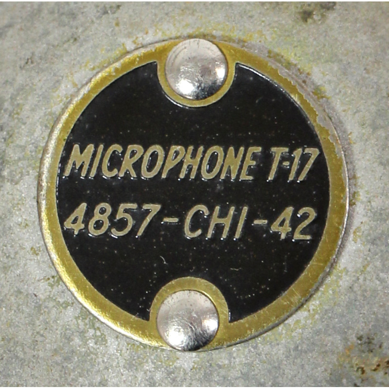 Microphone, T-17, US Army, 1942