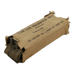 Bouée de débarquement, M-1926, US Navy, THE FIRESTONE TIRE & RUBBER CO., dans sa boîte