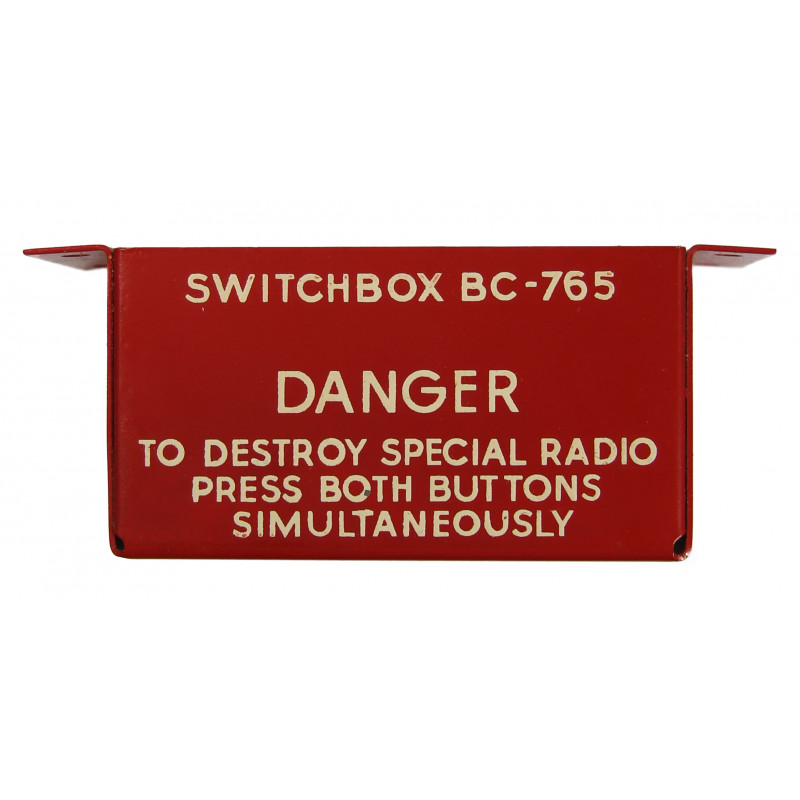 Boîtier d'activation, autodestruction radio, BC-765, USAAF
