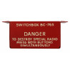 Switchbox, Destruction, Radio, BC-765, USAAF
