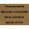 Switchbox, Destruction, Radio, BC-765, USAAF