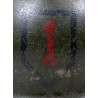 Casque M1, pattes fixes, 1st Infantry Division, dédicacé