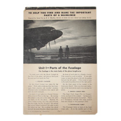 Brochure, DC-3, United Air Lines, 1943