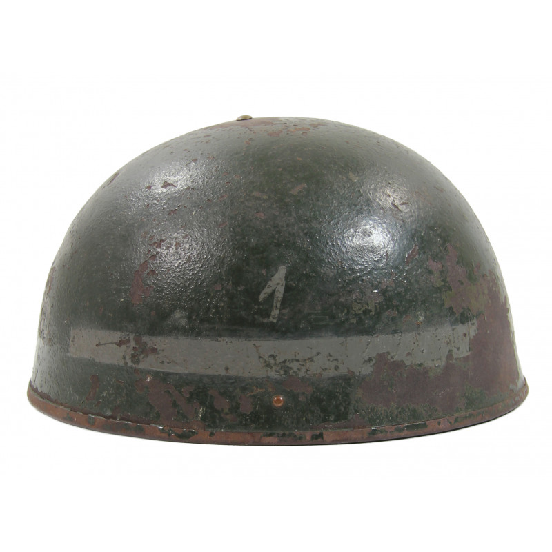 Casque Mk I, tankiste britannique, Military Police (MP), 1944, Normandie, Caen