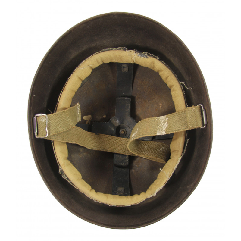Helmet, Mk I, Tank Crew, Military Police (MP), 1944, Normandy