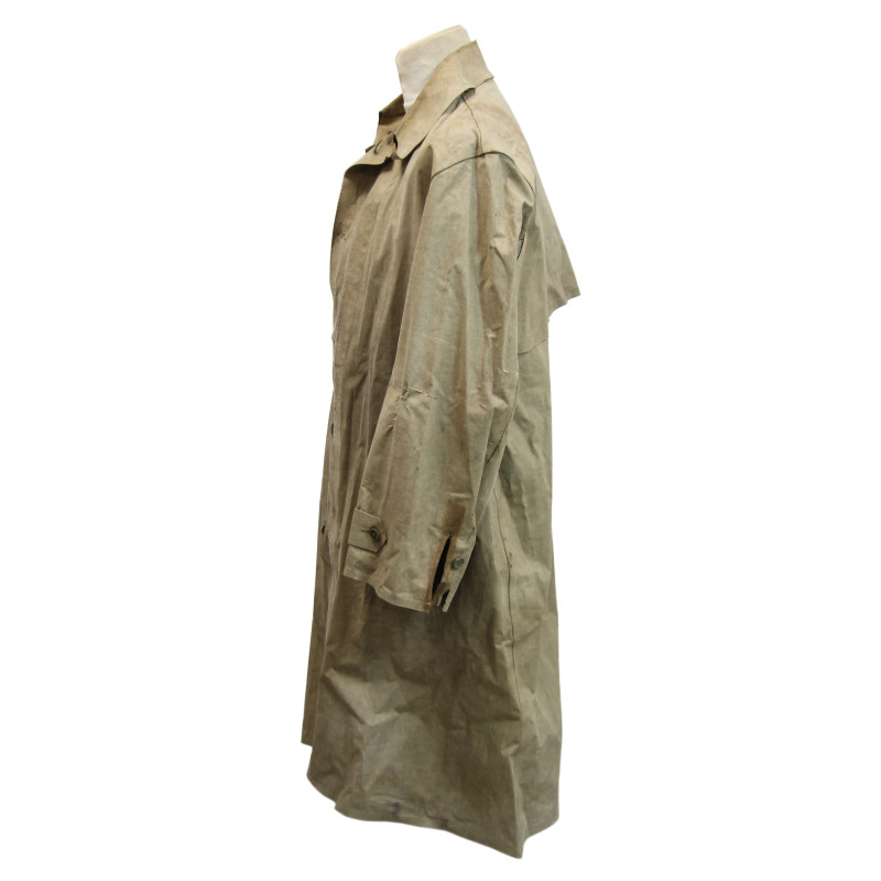 Raincoat, Enlisted Men, Medium, 1942, Pfc. James Koegel, 14th Coast Artillery Regiment