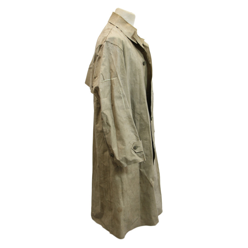 Raincoat, Enlisted Men, Medium, 1942, Pfc. James Koegel, 14th Coast Artillery Regiment