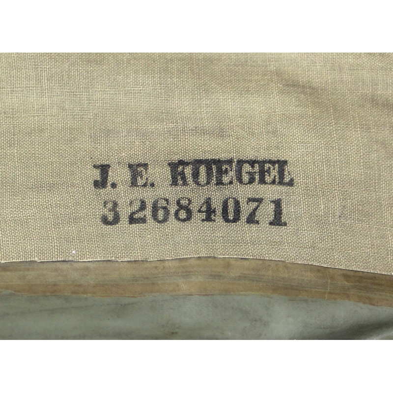 Raincoat, Enlisted Men, Medium, 1942, Pfc. James Koegel, 14th Coast Artillery Regiment
