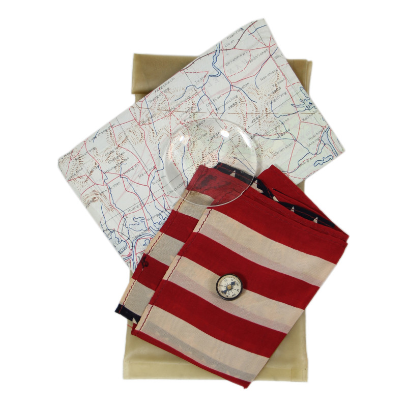 Purse, Waterproof, Escape Kit, USAAF, with Accessories