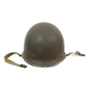 Helmet, M1, Fixed Loops, Pvt. Ramiro Orona, Co. E, 120th Inf. Regt., 30th Infantry Division, WIA, ETO, 1944