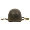 Helmet, M1, Fixed Loops, Pvt. Ramiro Orona, Co. E, 120th Inf. Regt., 30th Infantry Division, WIA, ETO, 1944