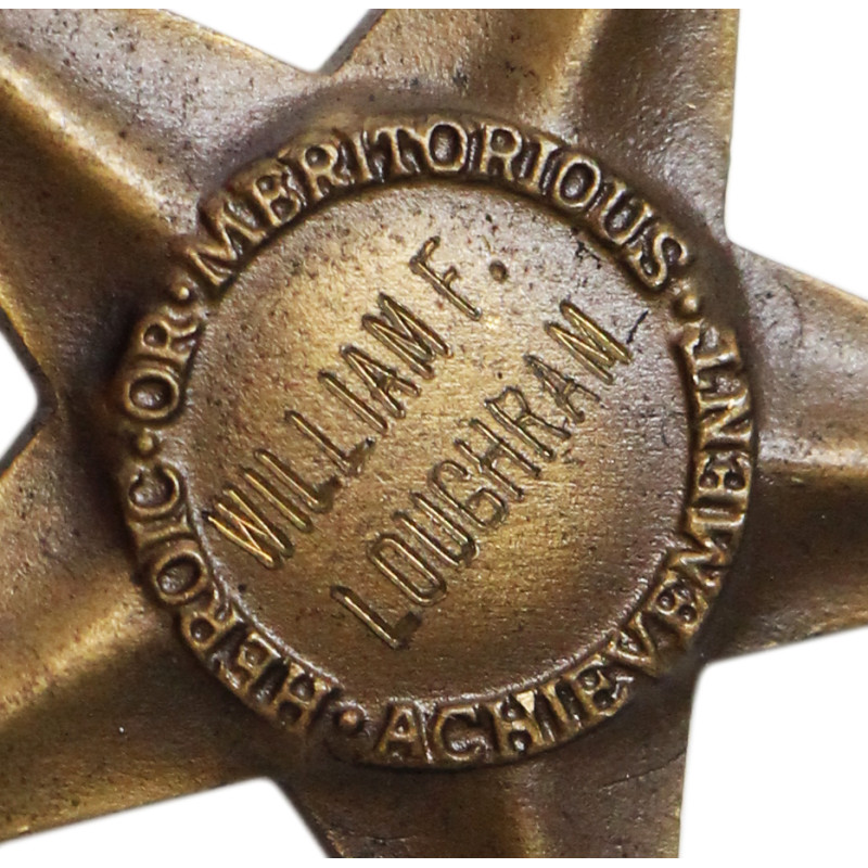 Medal, Bronze Star, in Case, Pvt. William Loughran, Co. G, 18th Inf. Regt., 1st Infantry Division, MTO & ETO