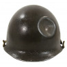 Helmet, M1, Swivel Loops, Firestone Liner, Battle-Damaged, Pvt. Raymond Rediske