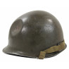 Helmet, M1, Swivel Loops, Firestone Liner, Battle-Damaged, Pvt. Raymond Rediske