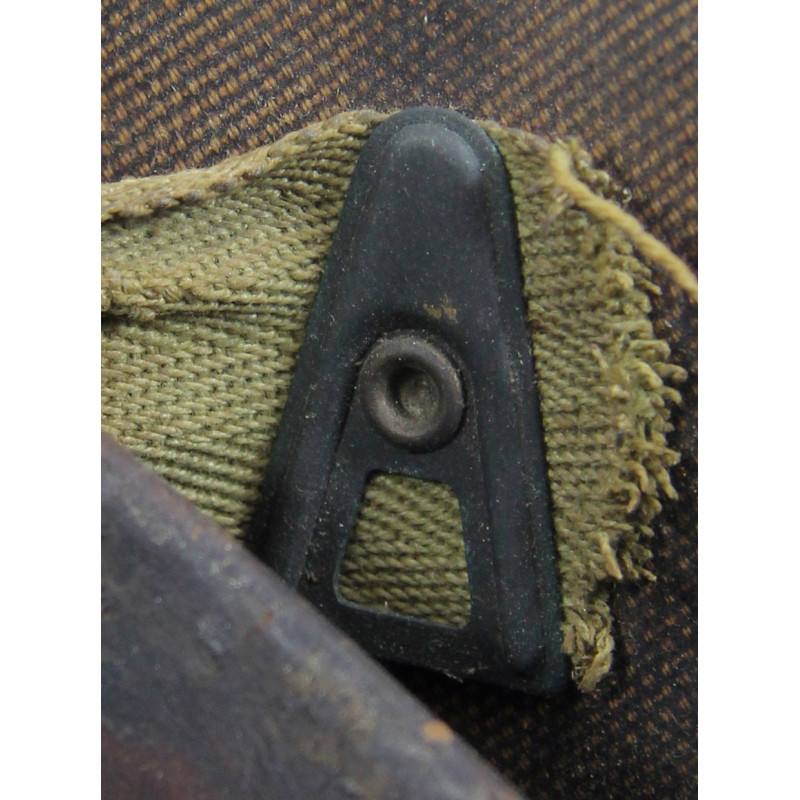 Helmet, M1, Swivel Loops, Firestone Liner, Battle-Damaged, Pvt. Raymond Rediske