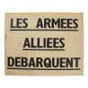Tract ZF 1, message du General Eisenhower, 1944, Normandie