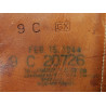 Boots, Service, Combat (Buckle Boots), Size 9 C, 1944, Named