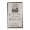 Sterbebilder, carte du souvenir, Ob. Gefr. Johann Hofmarksrichter, Flak-Regiment, Luftwaffe, 3 juin 1944