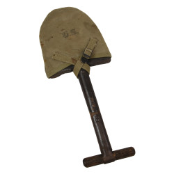 Pelle en T, M-1910, raccourcie, avec étui, KADIN 1942, Normandie