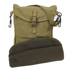 Sacoche médicale et calot, Maj. Salvador Castañares, OSS, MTO & ETO