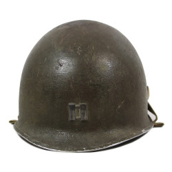 Casque M1, pattes fixes, Cpt. William Fitzner, 103rd Engineer Combat Bn., ETO